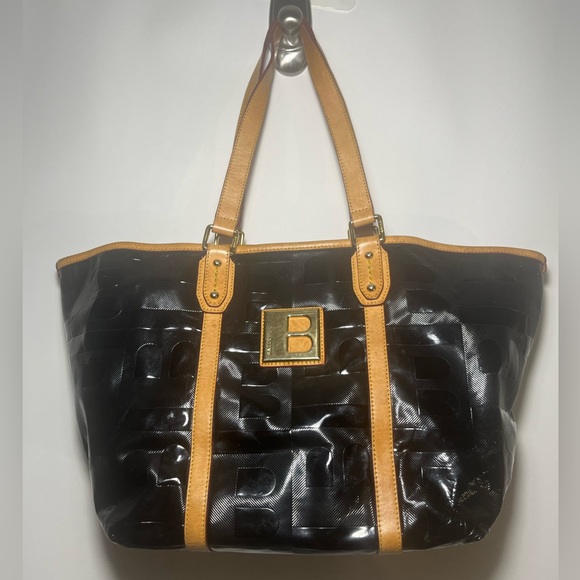Bally Handbags - BALLY Vintage Patent Leather Tote Bag
